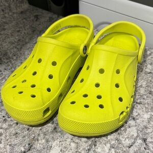 CROCS Neon yellow Clogs